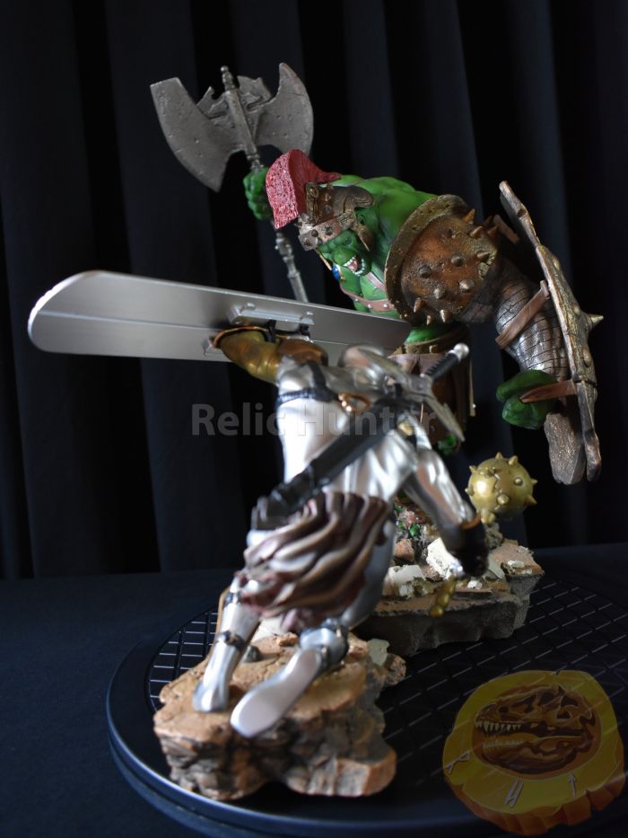 Sideshow Collectibles Green Scar vs Silver Savage Maquette Exkluzív Bemutató