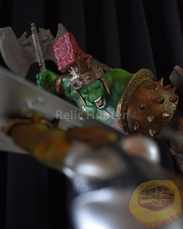 Sideshow Collectibles Green Scar vs Silver Savage Maquette Exkluzív Bemutató
