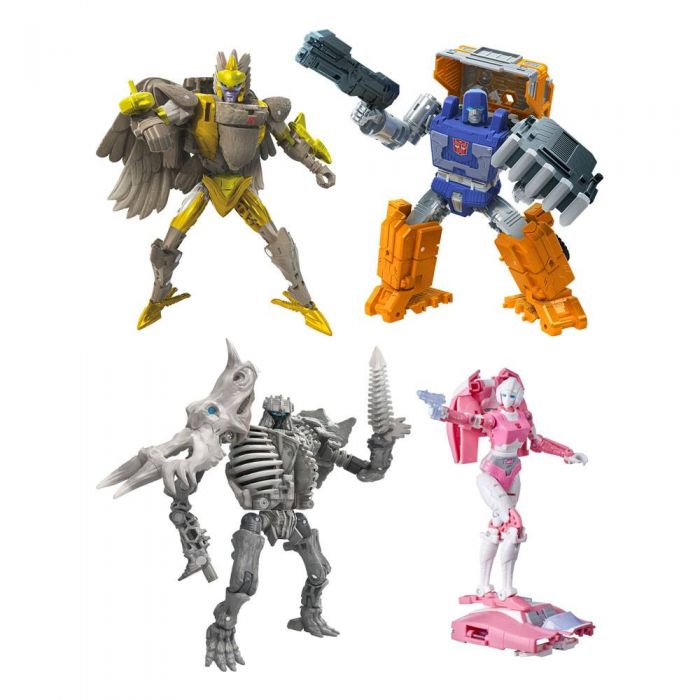 Transformers Generations War for Cybertron: Kingdom Action Figures Deluxe 2021 W2 Assortment (8)