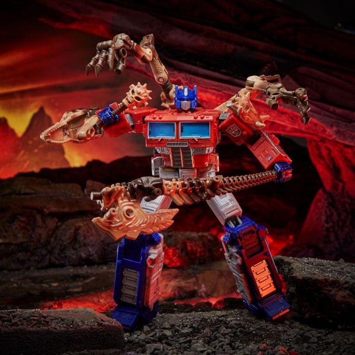 Transformers Generations War for Cybertron: Kingdom Action Figur Leader Class Optimus Prime 18 cm