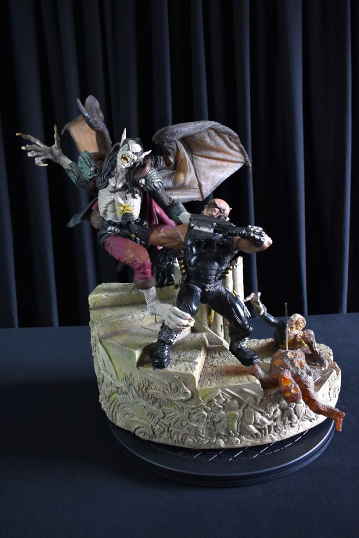 Sideshow Collectibles Blade vs Dracula szobor Exclusive