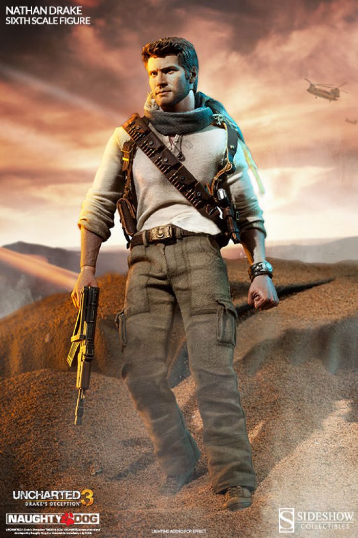 Sideshow Nathan Drake figura (Uncharted 3)