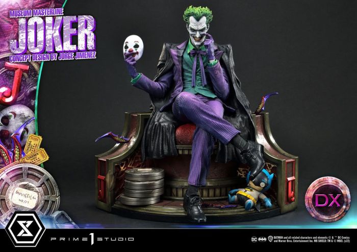 Prime 1 Studio DC Comics Statue 1/3 The Joker szobor Deluxe Bonus Version Concept Design by Jorge Jimenez 53 cm