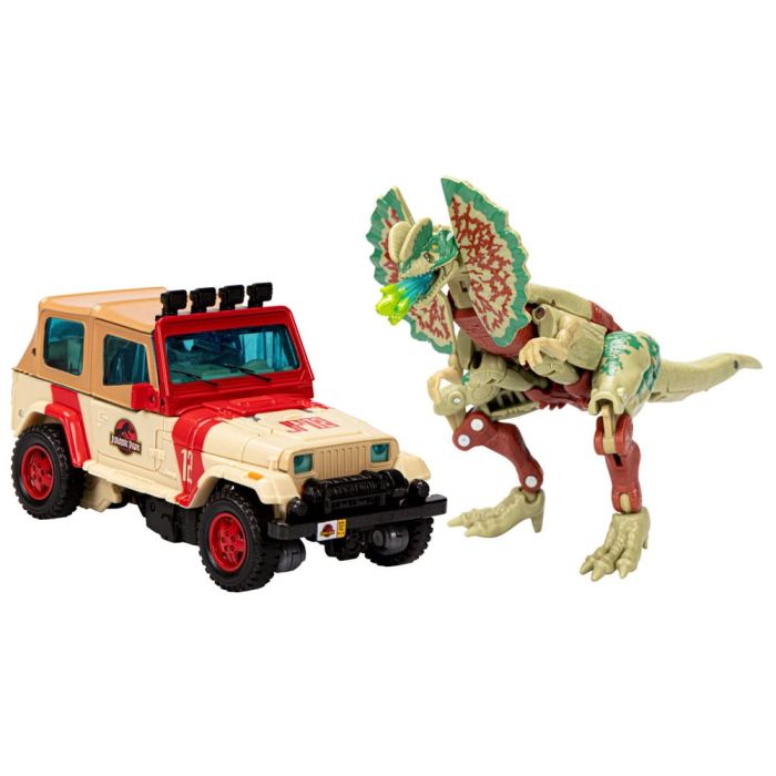 Hasbro Transformers x Jurassic Park Action Figure 2-Pack Dilophocon & Autobot JP12