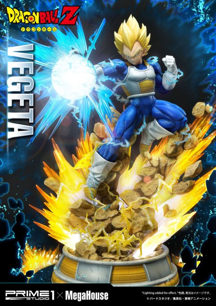 Prime 1 Studio Dragon Ball Z 1/4 Super Saiyan Vegeta szobor 64 cm