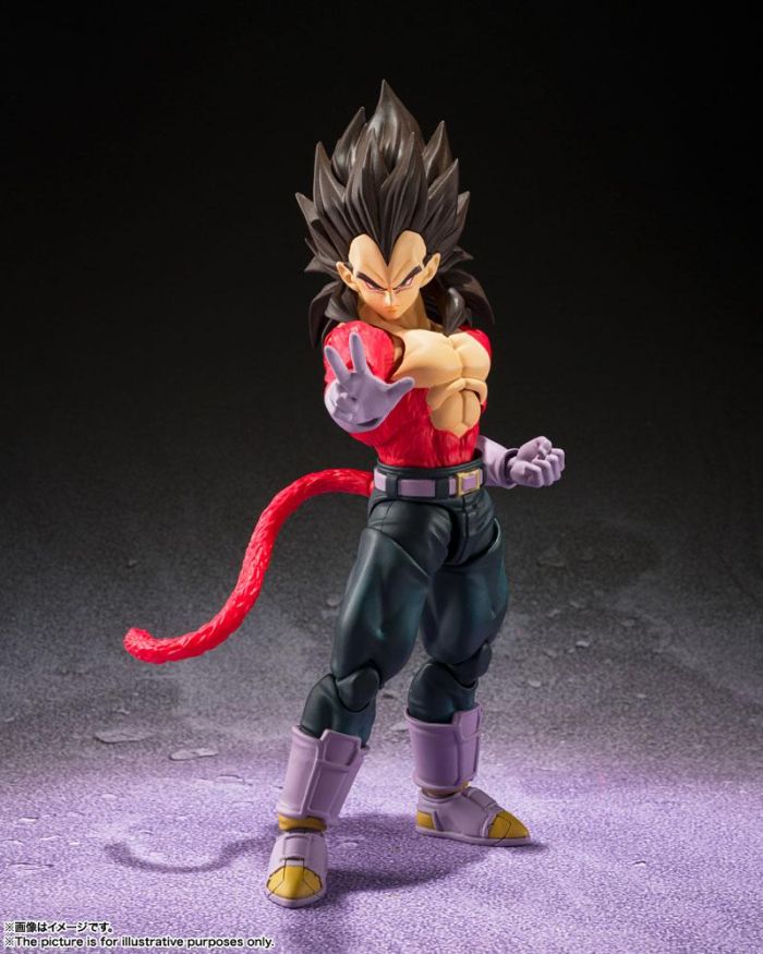 Bandai Tamashii Nations Dragon Ball GT S.H. Figuarts Super Saiyan 4 Vegeta Akciófigura 13 cm