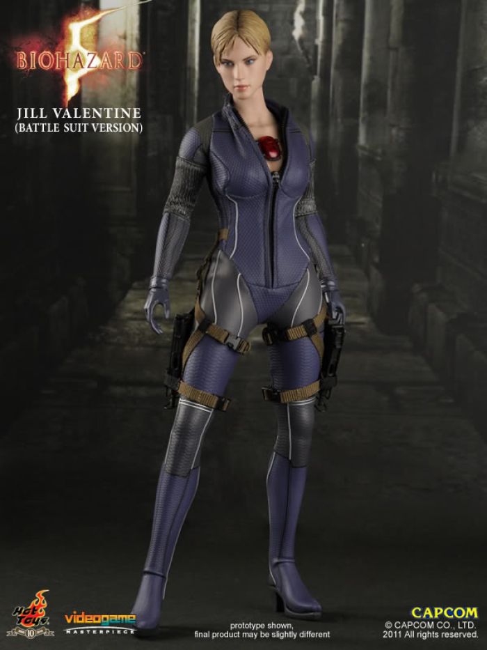 Hot Toys Resident Evil Jill Valentine Figure Battle Suit Version