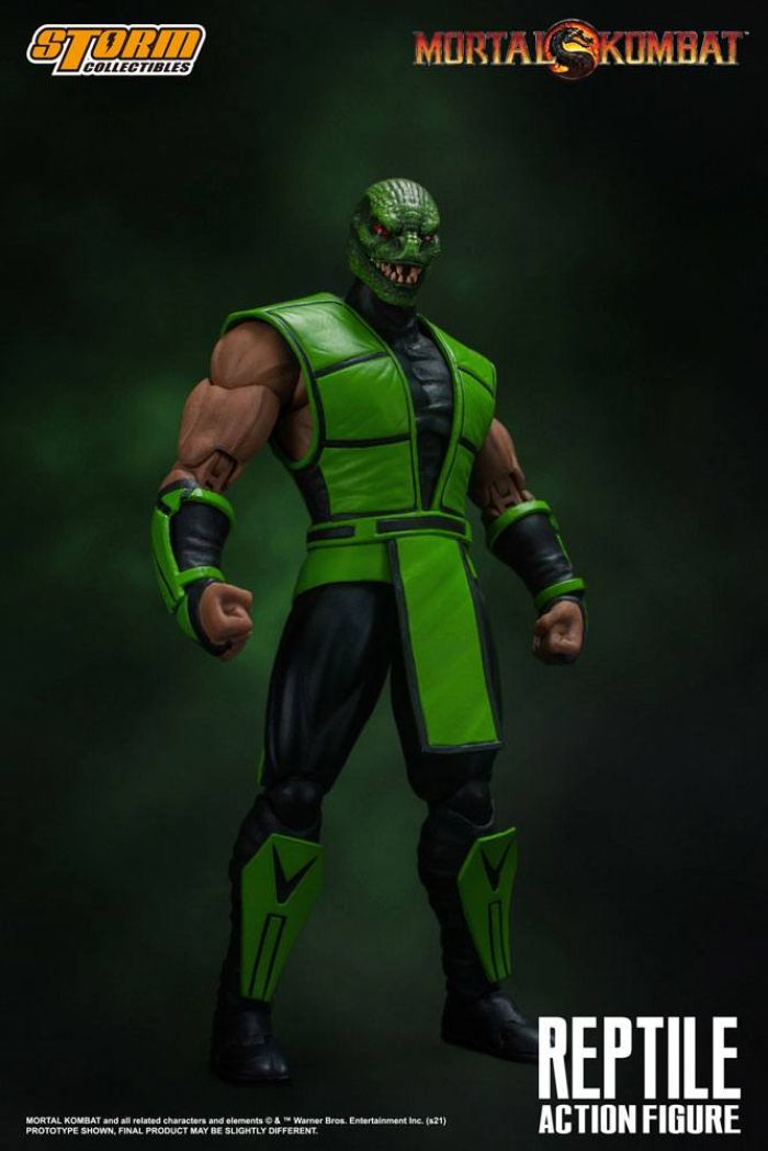 Storm Collectibles Mortal Kombat Akciófigura 1/12 Reptile 18 cm