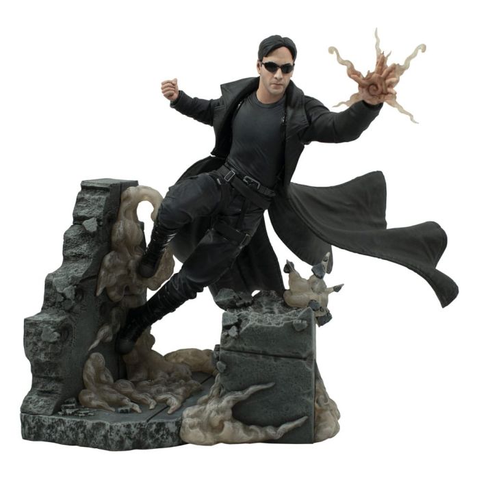 Diamond Select The Matrix Gallery Deluxe PVC Statue Neo 25 cm