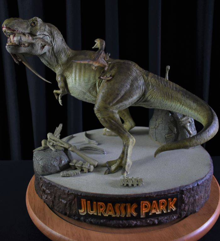 Sideshow Jurassic Park „When Dinosaurs Ruled the Earth” Dioráma