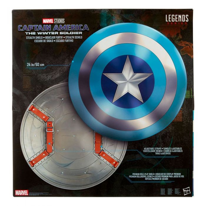 The Infinity Saga - Captain America: The Winter Soldier Marvel Legends Series Stealth Shield 60 cm