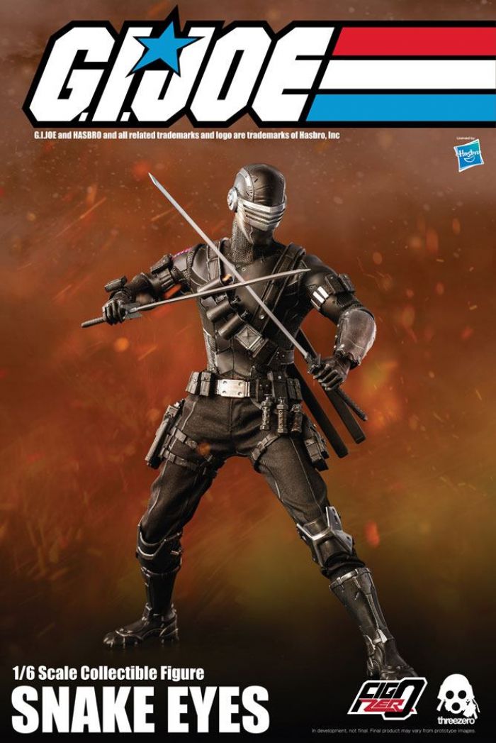 G.I. Joe FigZero Action Figure 1/6 Snake Eyes 30 cm